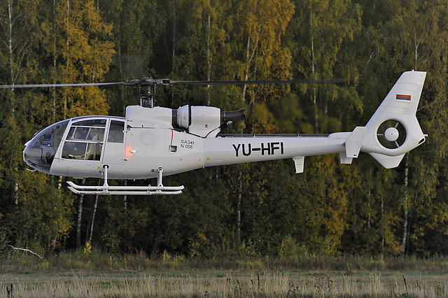 Hélicoptère Gazelle SA 341